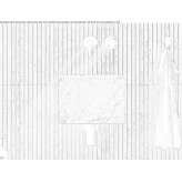 Rectangular wall washbasin made of Crema Marfil marble Berlicum
