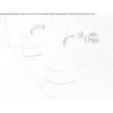 Round ceramic countertop washbasin Anapa