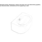 Ceramic hand basin Tronca