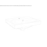 Porcelain stoneware washbasin with overflow Cislau