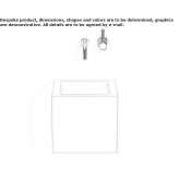 Glazed steel washbasin Funtana