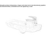 Ceramic hand basin Telica
