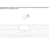 Glazed steel washbasin Itajuba