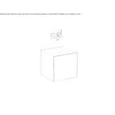 Glazed steel washbasin Quaregna