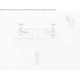 Umywalka edwardiańska o średnicy 51 cm Canar