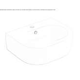 Oval ceramic hand washbasin Meningie
