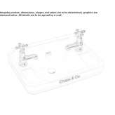 Edwardian washbasin with a diameter of 51 cm Canar