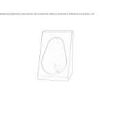 Suspended stainless steel urinal Canizar