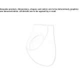 Suspended ceramic urinal Rimasco
