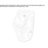 Ceramic urinal Telica