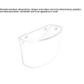 External ceramic toilet cistern Taxtes
