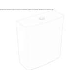 External glass Chinese toilet cistern Galati