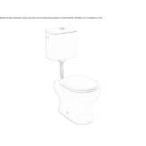 Ceramiczna spłuczka WC Rugland