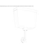 External toilet flush Penybont
