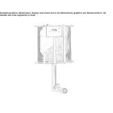 Hidden toilet flush Carimate