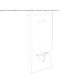 Sanitary module for toilets Gellik