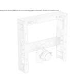 Sanitary module for washbasins Gellik