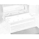 Rectangular bathtub with hydromassage Trainer