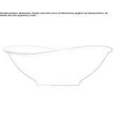 Pietraluce® freestanding bathtub Rowland