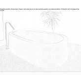 Fiberglass bathtub Pesaro