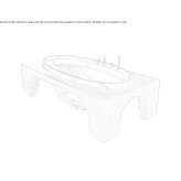 Freestanding bathtub made of wood and glass Plaudren