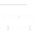 Cast iron bathtub with legs Pernes
