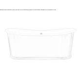 Freestanding cast iron bathtub Solaize