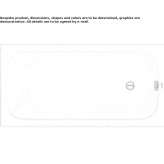 Rectangular built-in bathtub Pradillo