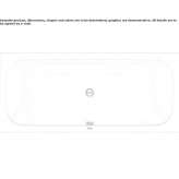 Rectangular built-in bathtub Pradillo