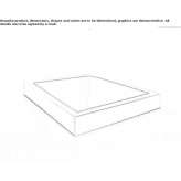 Built-in square methacrylate bathtub Crespo