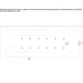 Rectangular built-in hot tub Pradillo