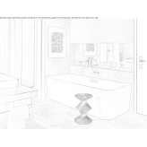 Corner rectangular bathtub Crizbav