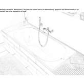 Built-in rectangular acrylic bathtub Odiham