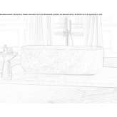 Freestanding oval bathtub made of Carrara marble Yarnton