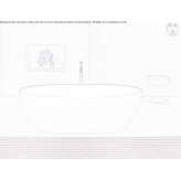 Freestanding oval Flumood® bathtub Ocolis