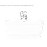 Ceramic bathtub Uderns