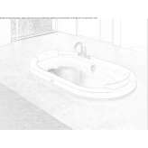 Built-in whirlpool bathtub with Corian® top Havant