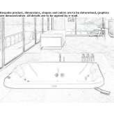 Built-in hot tub with chromotherapy Chucena