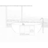 Shark freestanding oval bathtub Saonara