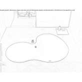 Built-in Solid Surface bathtub Agordo
