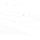 Semi-built-in bathtub, oval Velm