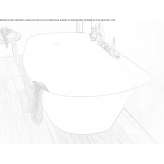 Korakril™ oval bathtub Siegen