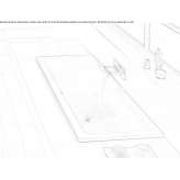 Built-in bathtub Segura