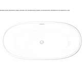 Acrylic bathtub Tronca