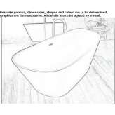 Wolnostojąca wanna Ceramilux® Duindorp