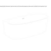 Rectangular acrylic bathtub Barssel