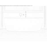 Freestanding oval bathtub made of stone resin Hooglede