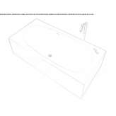 Freestanding rectangular Cristalplant® bathtub Roturas
