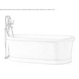 Freestanding oval bathtub Leskovik