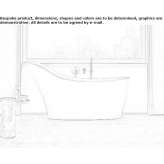 Asymmetrical freestanding resin stone bathtub Igualapa